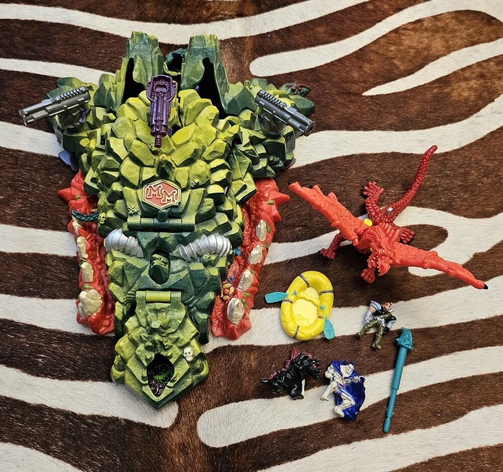 Vintage 1993 Mighty Max Storms Dragon Island (Near Complete) Bluebird